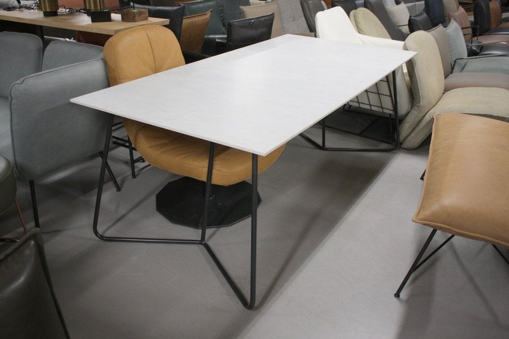Prachtige eettafel tuintafel CHARLES Jess Design keramiek, Ophalen, Zo goed als nieuw
