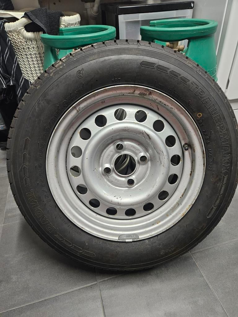 Reservewiel Fendt Caravan 185/65R14 - Overcompleet, Ophalen of Verzenden