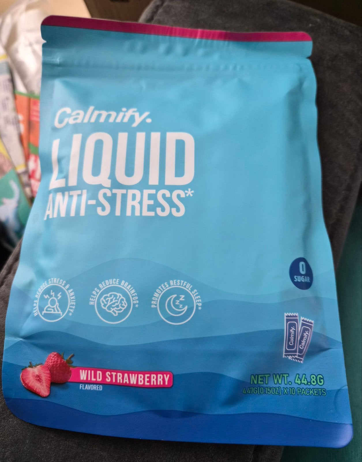 Calmify Liquid Anti-Stress Supplement - Wild Strawberry, Ophalen of Verzenden, Nieuw, Poeder of Drank