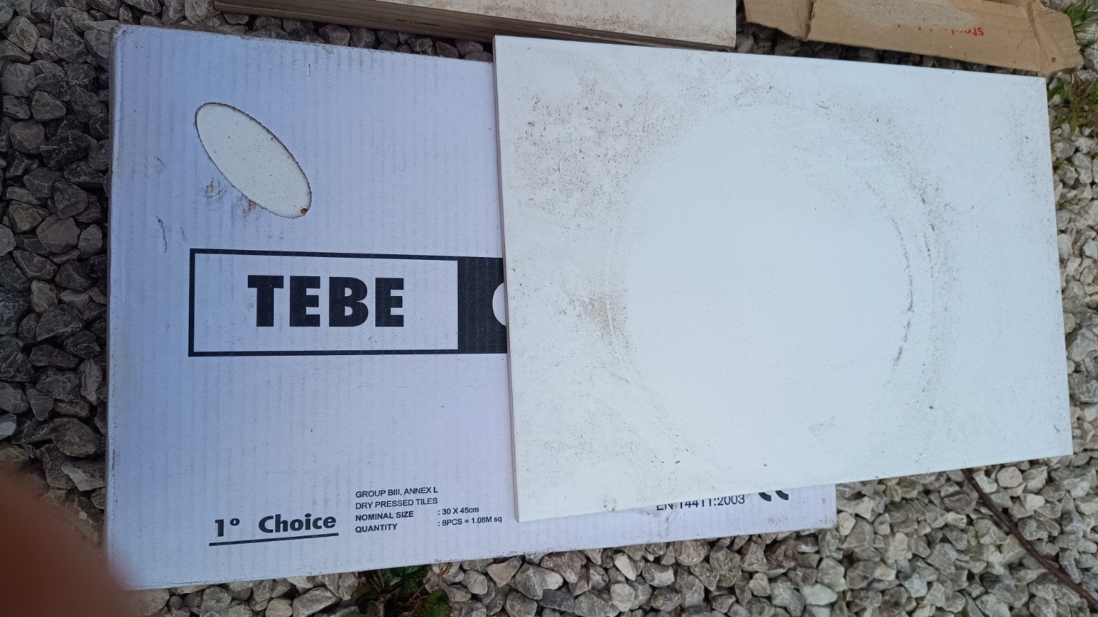 9 witte wandtegels 30x45cm gratis af te halen, Ophalen, Overige materialen, 40 tot 60 cm, Wandtegels