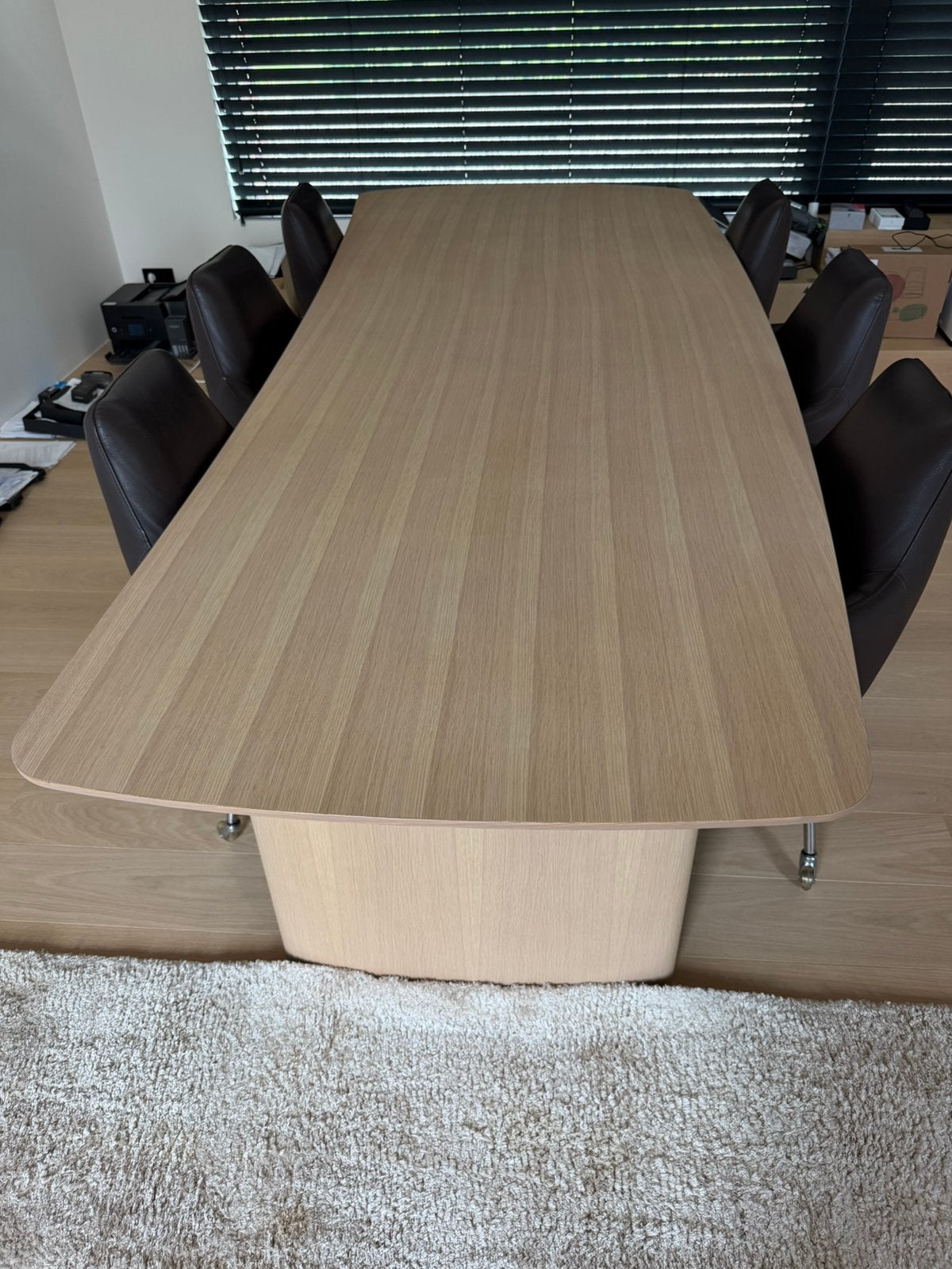 Eichholtz eettafel Bergman L, Ophalen, 200 cm of meer, 50 tot 100 cm, Zo goed als nieuw