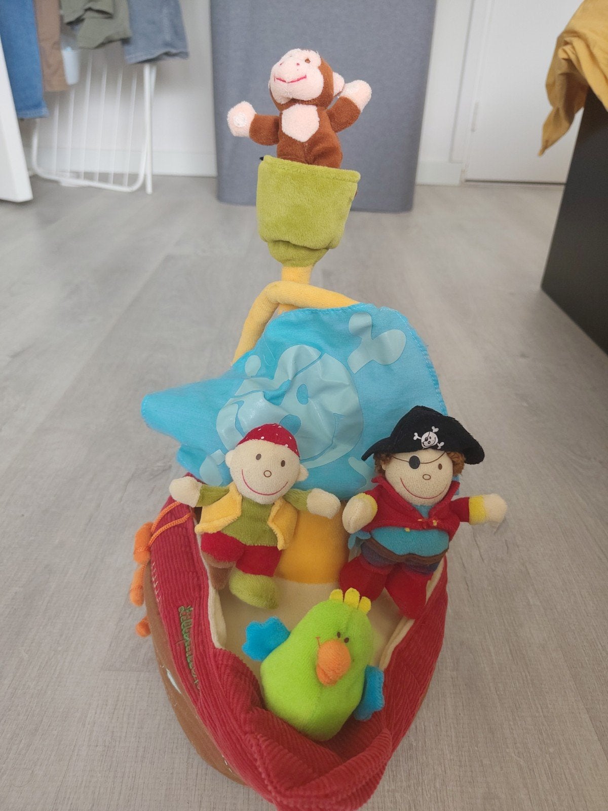 Lilliputiens Piratenschip Speelset met Knuffels, Ophalen of Verzenden, Zo goed als nieuw, Overige typen