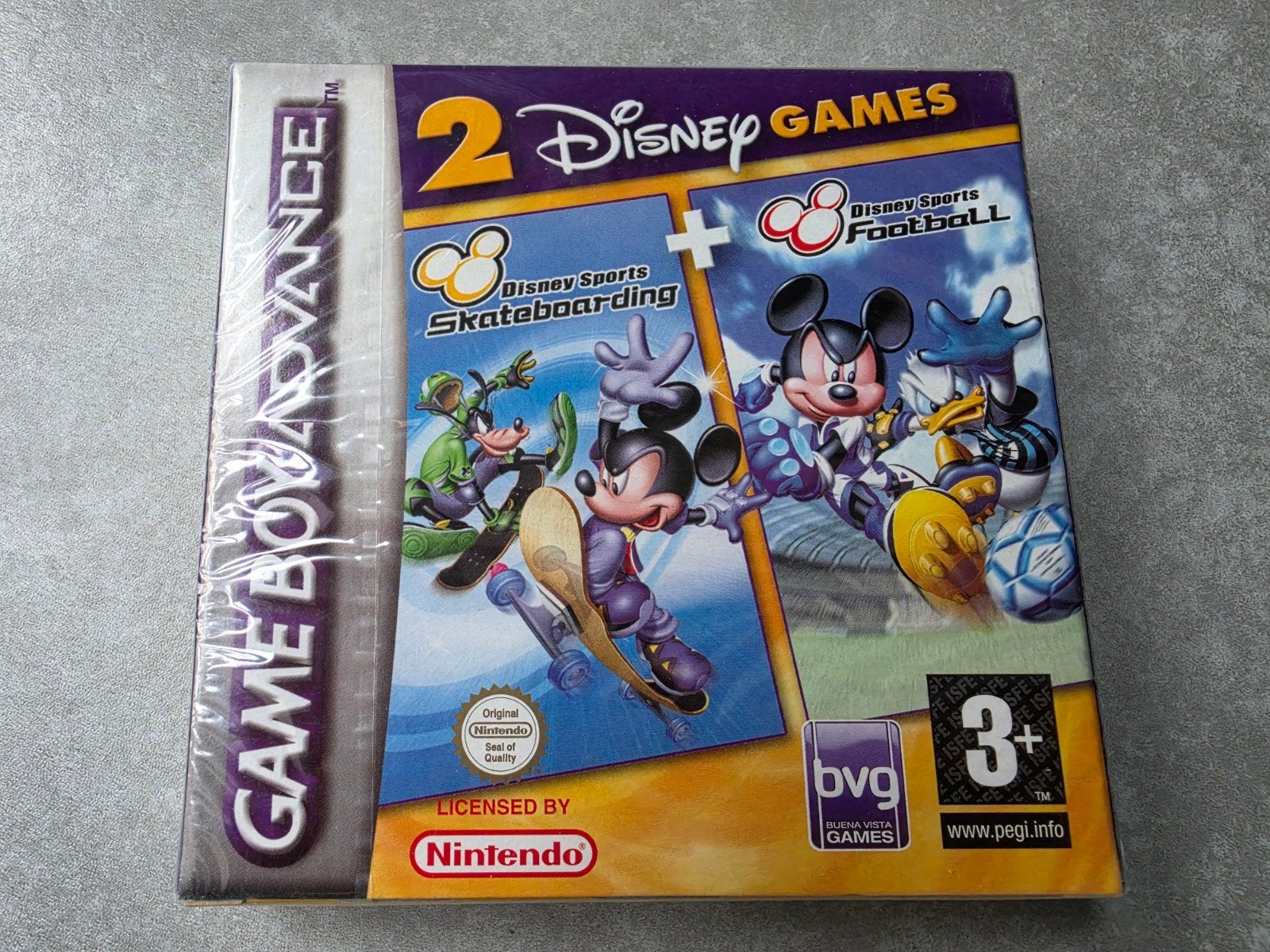 GBA - Disney Sports Skateboarding + Football - Sealed!, Spelcomputers en Games, Games | Nintendo Game Boy, 1 speler, Nieuw, Ophalen of Verzenden