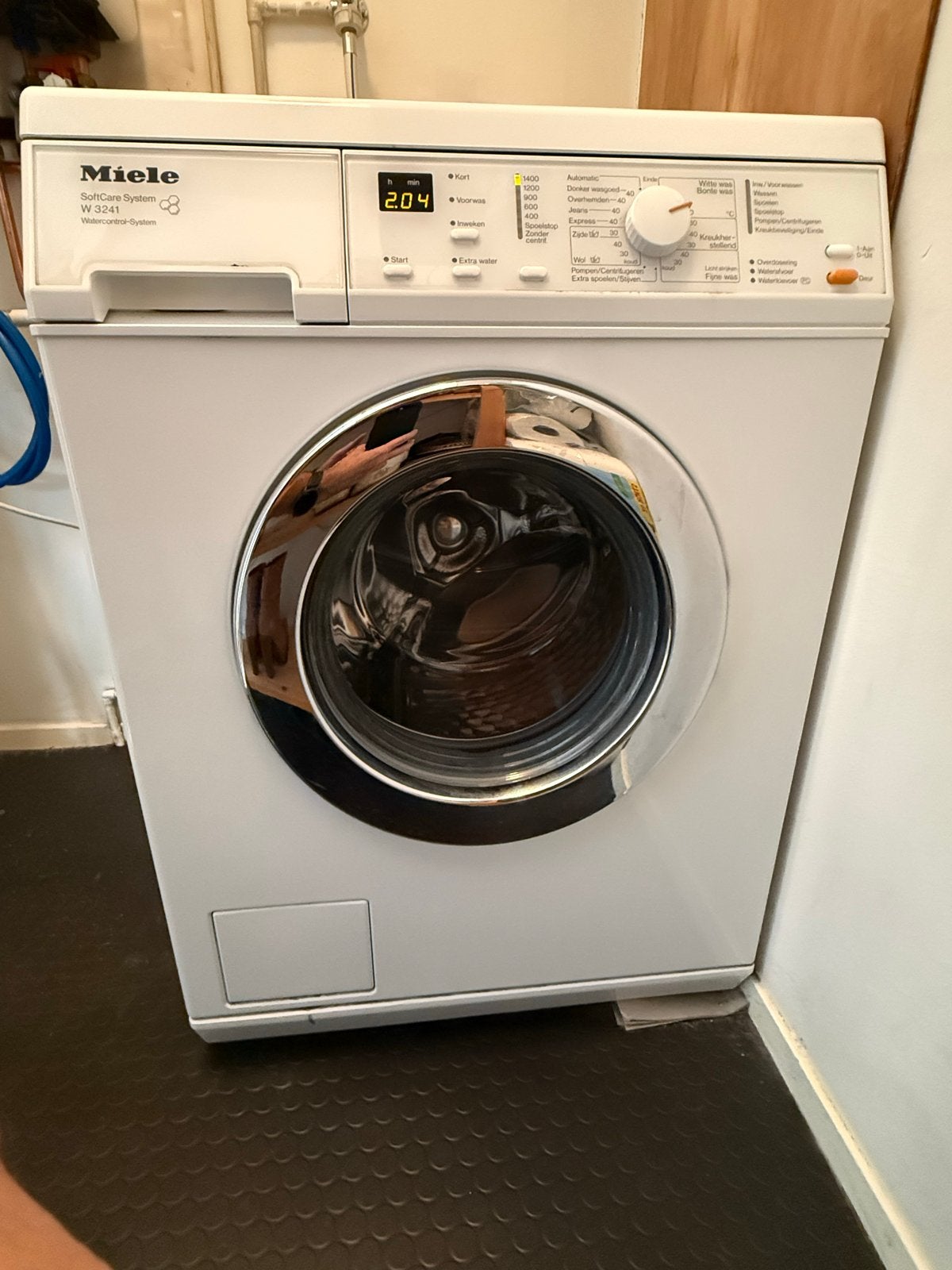Miele W 3241 SoftCare System Wasmachine, Ophalen, Gebruikt, Handwasprogramma, Voorlader