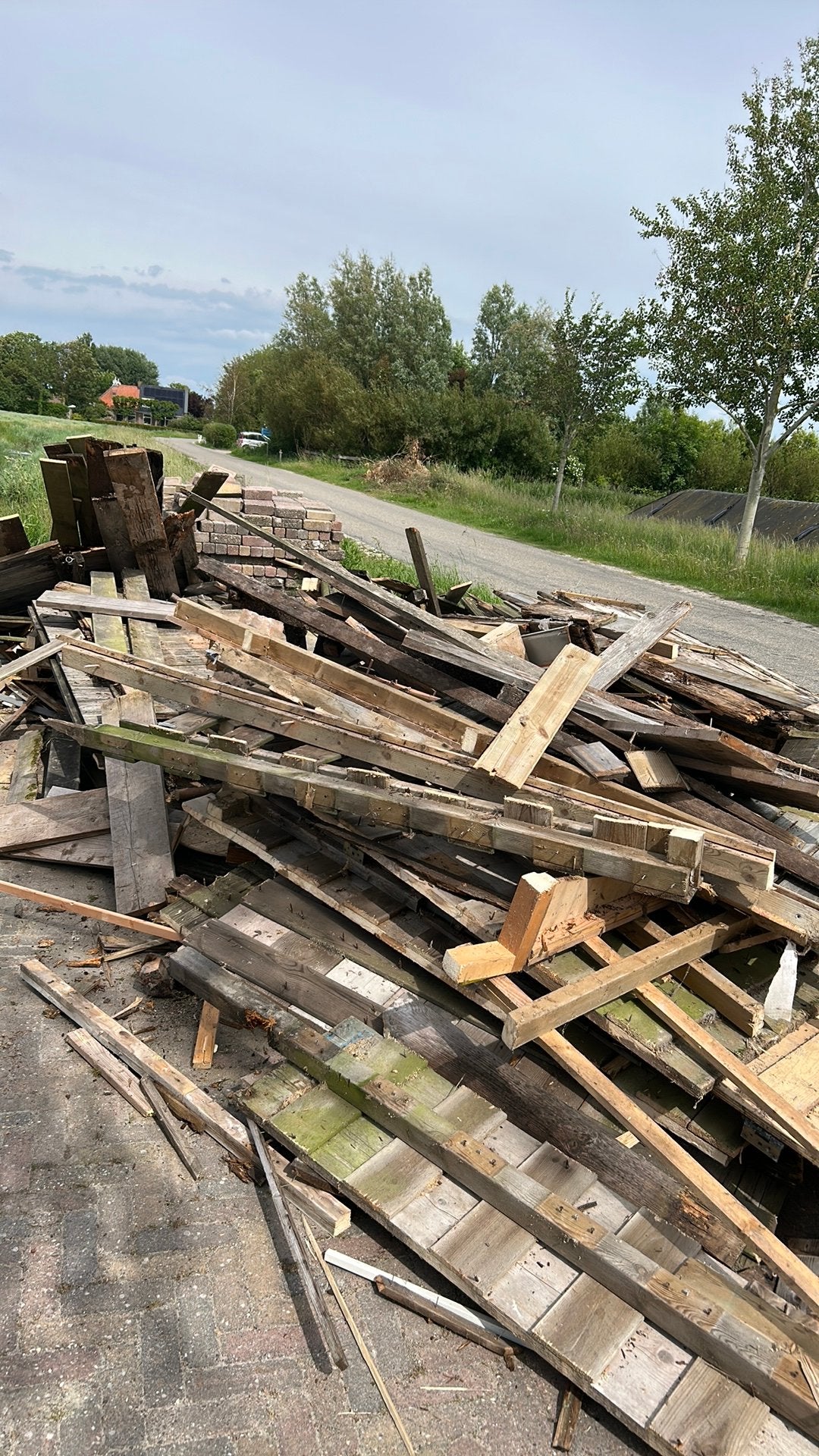 Brandhout. Houtkachel, Ophalen of Verzenden, Overige houtsoorten, Minder dan 200 cm, Pallet