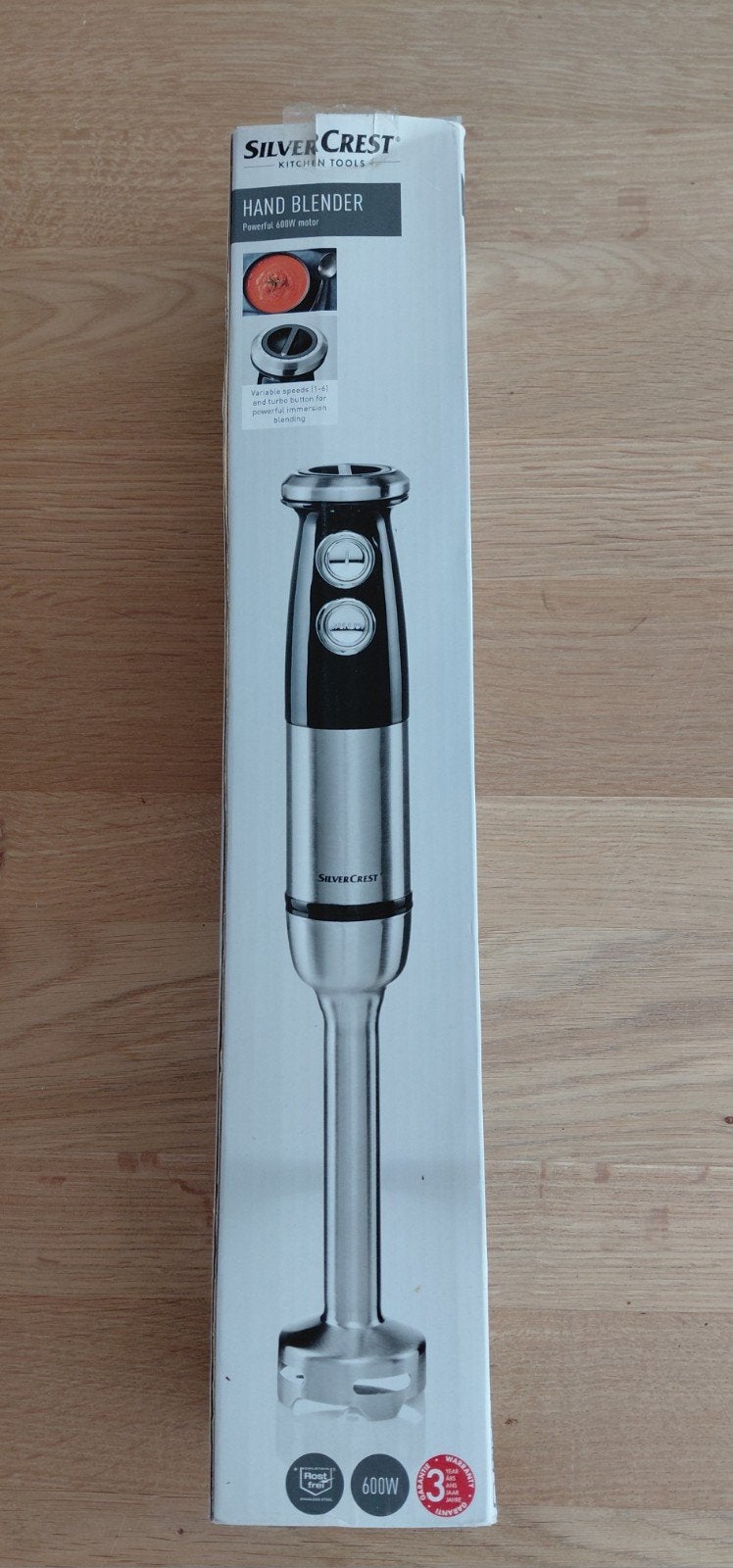 SilverCrest Staafmixer 600W, Ophalen, Zo goed als nieuw, Blender
