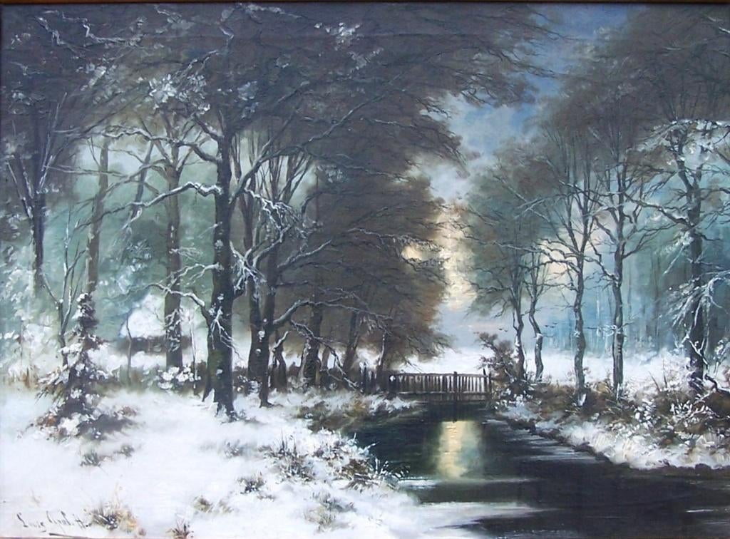 Winterlandschap L Apol, Ophalen of Verzenden