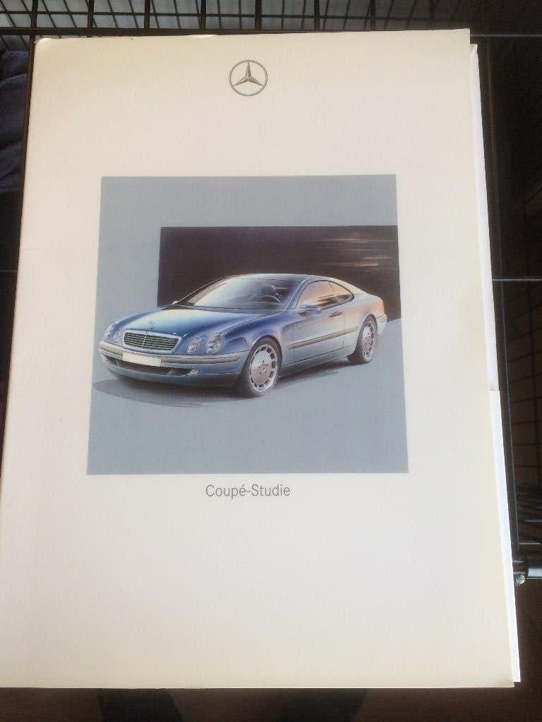 Mercedes Coupé – Studie Persmap maart 1993, Boeken, Zo goed als nieuw, Mercedes-Benz, Mercedes, Ophalen of Verzenden