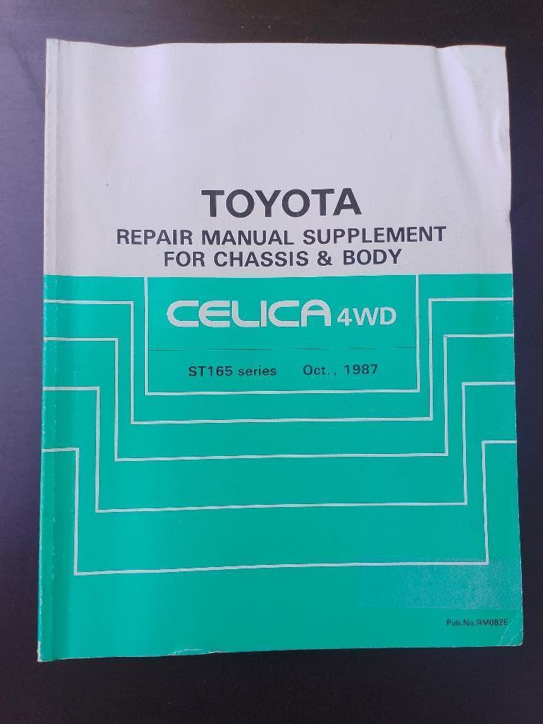 Toyota Celica 4WD sedan 1987 dealer werkplaatsboek, Boeken, Auto's | Boeken, Ophalen of Verzenden, Gelezen, Toyota