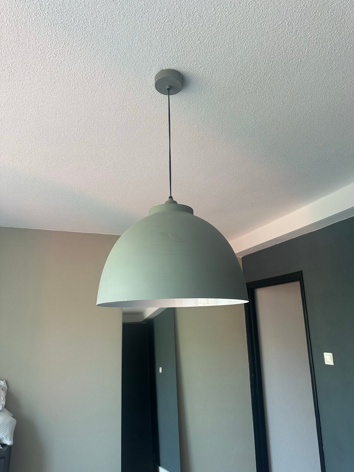 Metalen hanglamp Loods 5 - Ø 40 cm, Huis en Inrichting, Lampen | Hanglampen, Ophalen, Zo goed als nieuw, Metaal, E27 (groot)