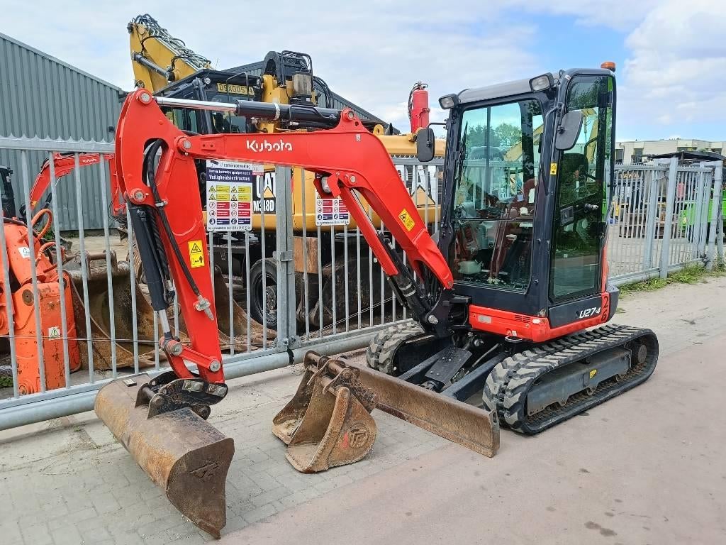 Kubota U 27-4 minigraver mini excavator 2,7 ton ce bagger, Zakelijke goederen, Machines en Bouw | Kranen en Graafmachines, Graafmachine