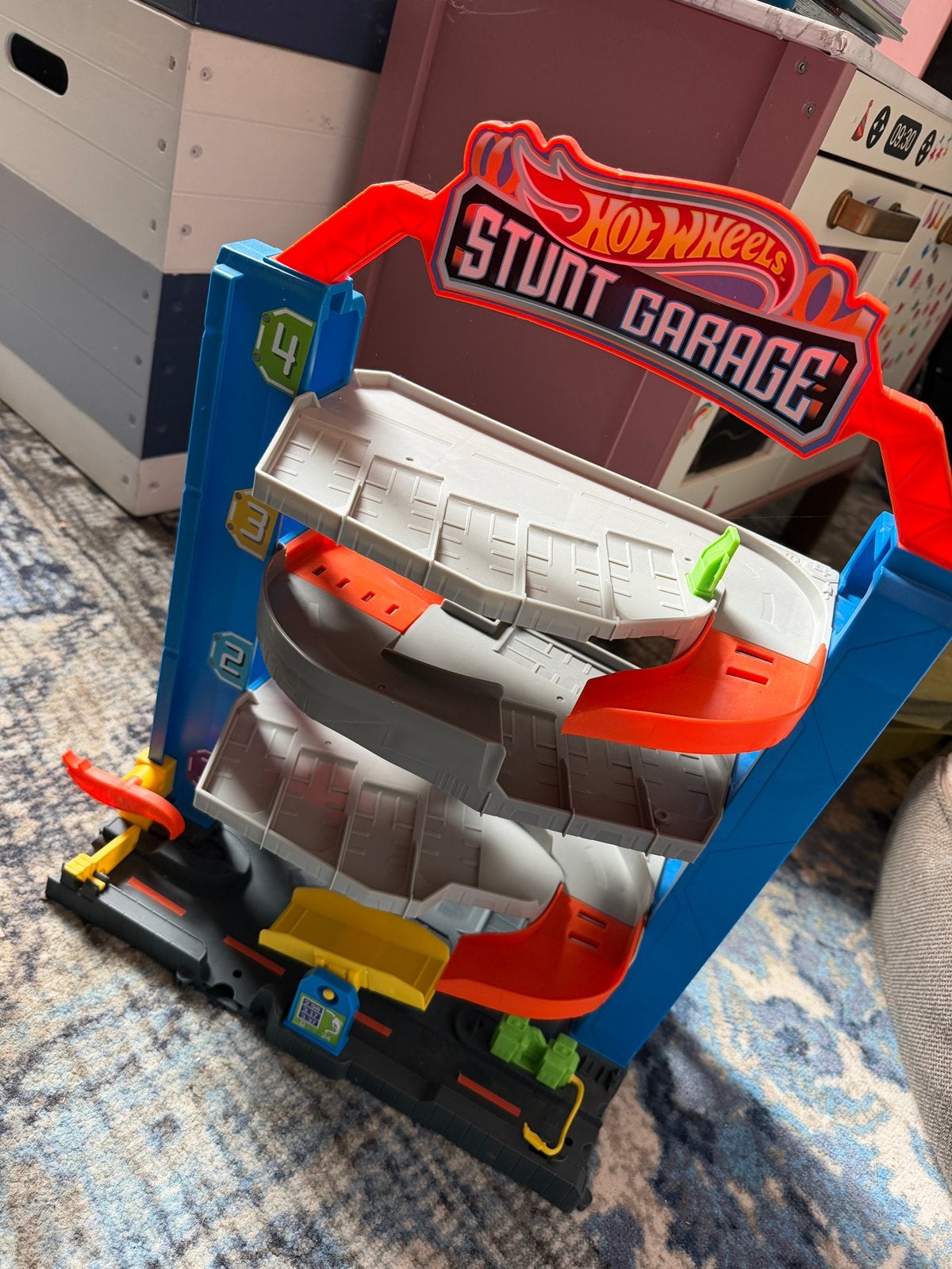 Hotwheels garage, Ophalen, Gebruikt