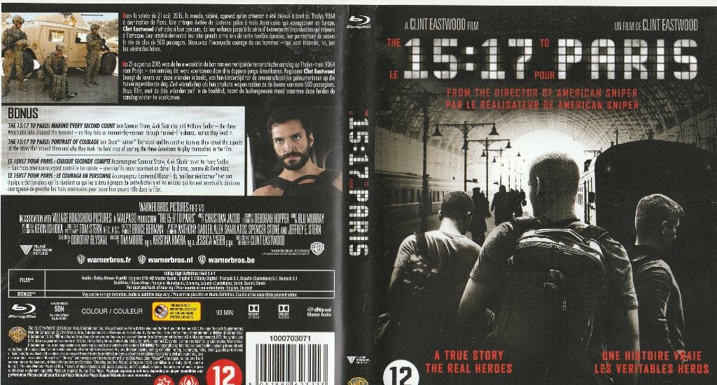 15:17 paris blu ray ( ned. Ondert.), Ophalen of Verzenden, Zo goed als nieuw, Actie