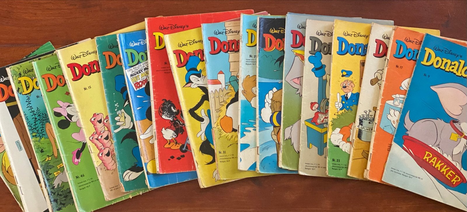 Donald Duck stripboeken - oude nummers 1978, Boeken, Stripboeken, Meerdere stripboeken, Ophalen of Verzenden, Gelezen