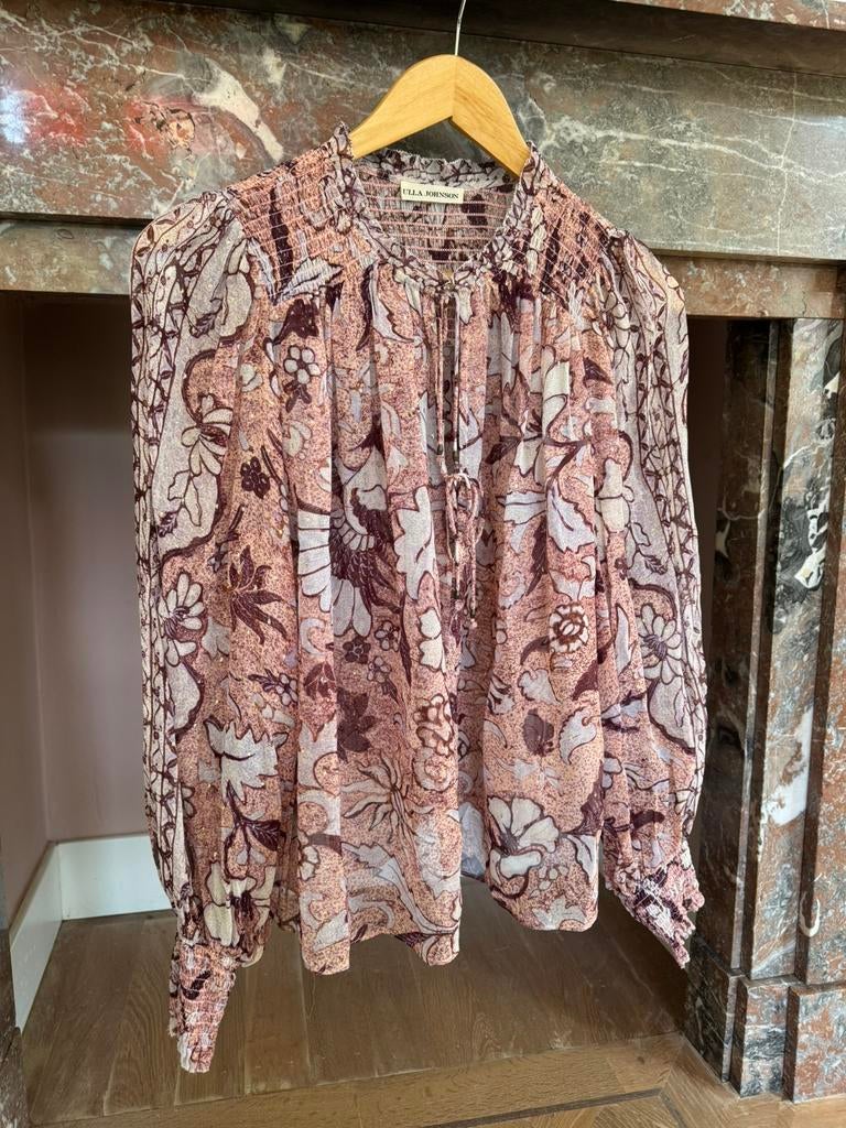 Blouse van Ulla Johnson Maat 10 (L), Verzenden, Zo goed als nieuw, Roze