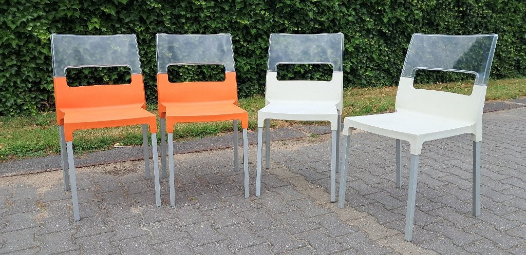 4 SCAB Design Diva Star stoelen, Ophalen, Gebruikt, Overige kleuren, Vier
