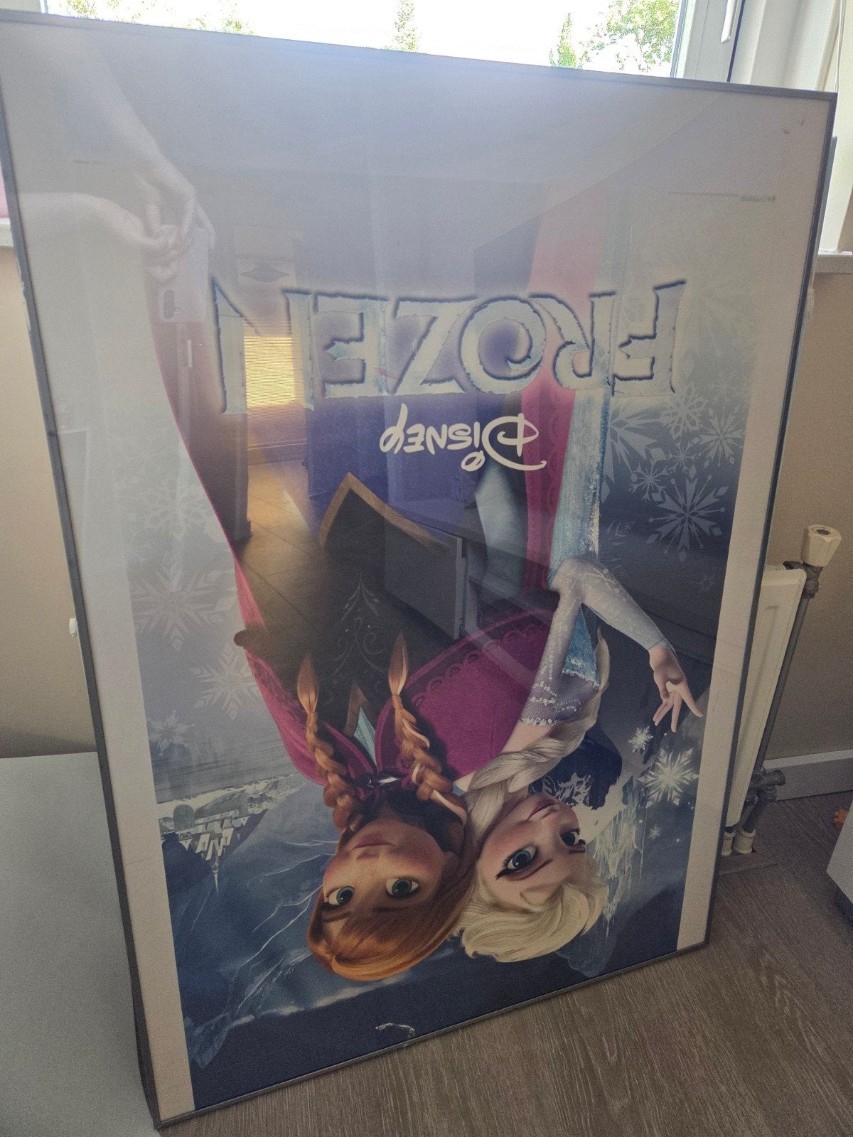 Disney Frozen Poster - Anna & Elsa, Ophalen, Gebruikt, Foto of Poster, 75 – 100