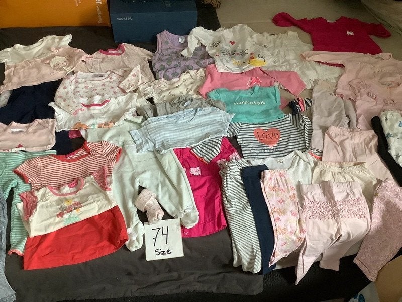 Baby kleren maat 74 meisje, Gebruikt, Meisje, Jurkje of Rokje, Ophalen of Verzenden