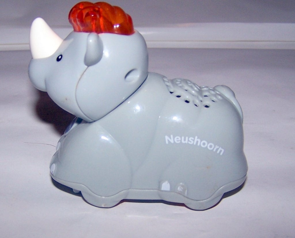 Vtech Zoef Zoef dieren Niels neushoorn. Nwst., Ophalen of Verzenden, Zo goed als nieuw, 4 tot 6 jaar