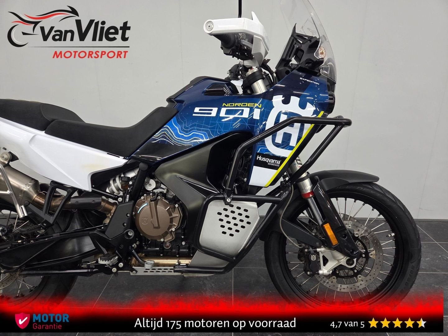 Zeer Mooie Husqvarna Norden 901 Expedition 2023 + Tassen, Motoren, Motoren | Husqvarna, 2 cilinders, Onbekend, Overig, HUSQVARNA