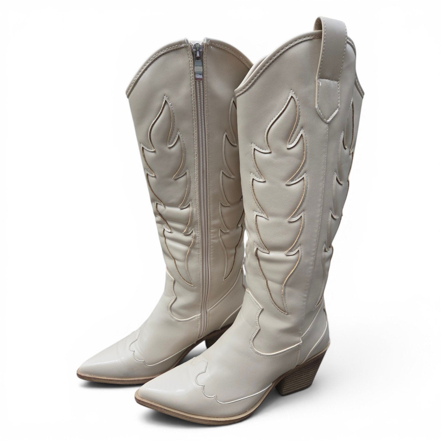 Zeer nette cowboy laarzen,  merk Melissa, Ophalen of Verzenden, Zo goed als nieuw, Beige, Hoge laarzen