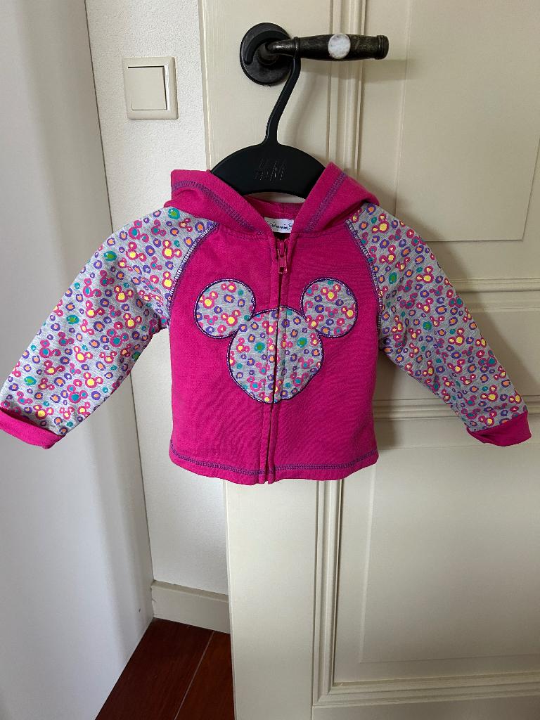 Vest minnie mouse maat 74, Gebruikt, Disneyland paris, Truitje of Vestje, Verzenden