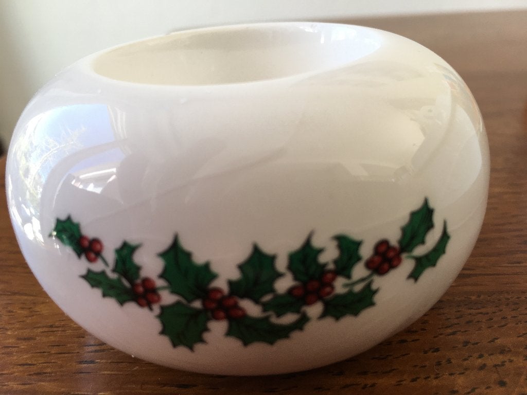 Waxinelichthouder van Porselein/Keramiek "Kerst" Nieuw, Ophalen of Verzenden, Nieuw, Kaars