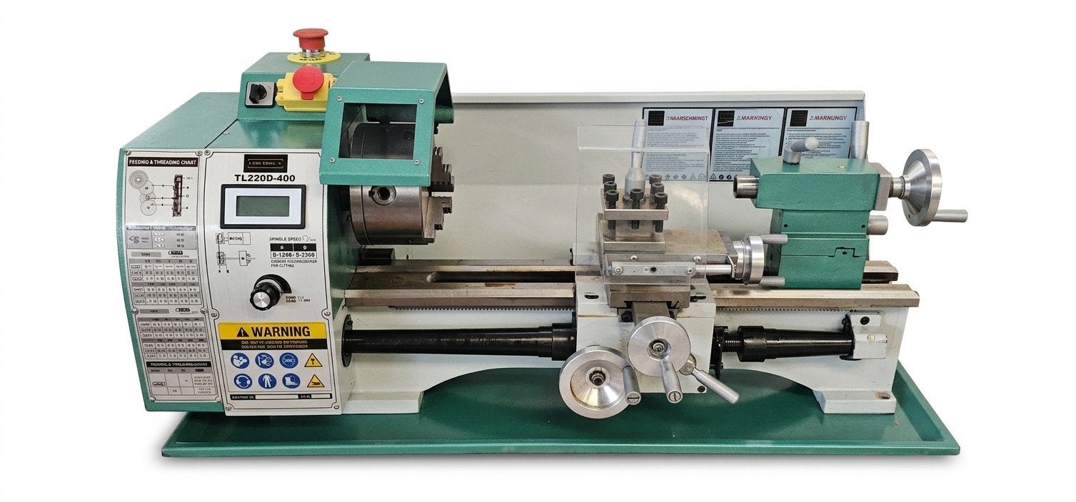 CDH 220 x 400 Vario Metaaldraaibank TL220D-400 - 230 Volt