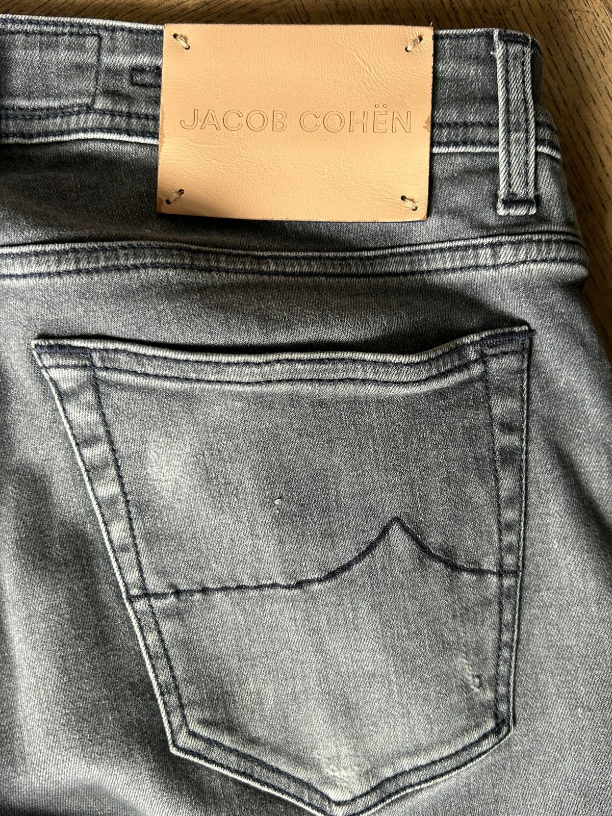 Jacob Cohen Nick Slim jeans maat 33, gedragen, Ophalen of Verzenden, Gedragen, Grijs, W33 - W34 (confectie 48/50)