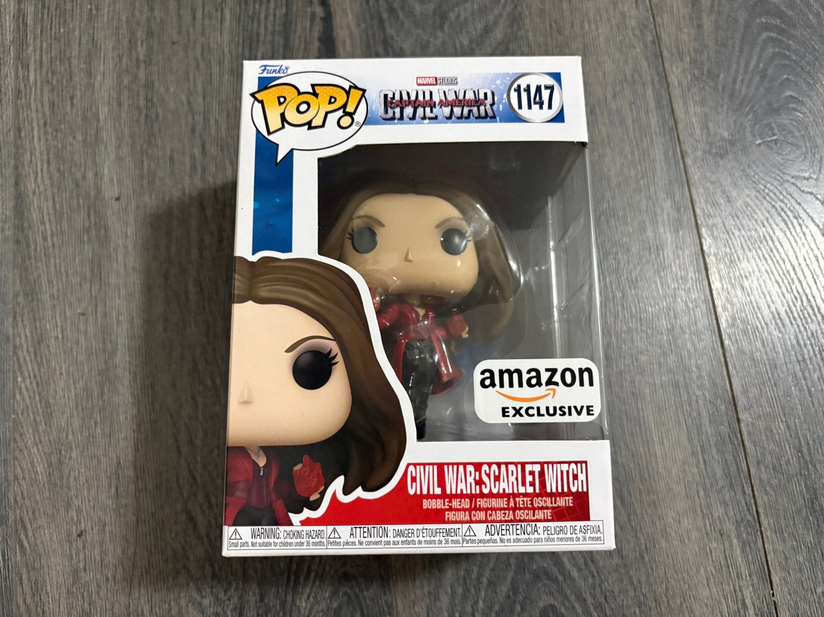 Funko POP Marvel Civil War Scarlet Witch Amazon exclusive, Ophalen of Verzenden, Nieuw