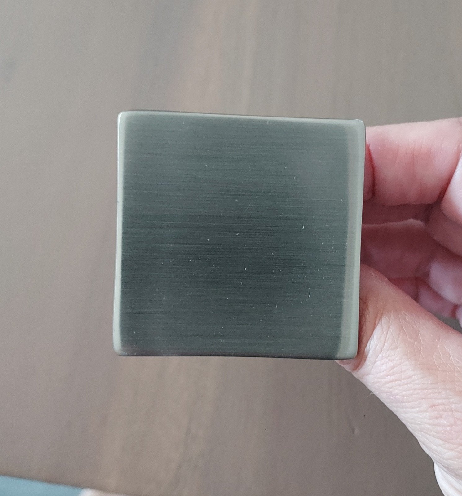 RVS keukenhandgrepen, vierkant, 5x5 cm  18 stuks., Minder dan 50 cm, Gebruikt, Ophalen of Verzenden, Minder dan 25 cm