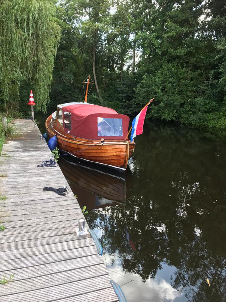 Boot, Watersport en Boten, Ophalen of Verzenden, Zo goed als nieuw, Hout, Benzine