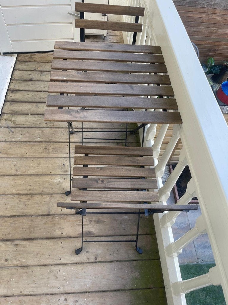 Tuinset (TÄRNÖ Ikea), Zo goed als nieuw, Tuinset, Hout, Eettafel
