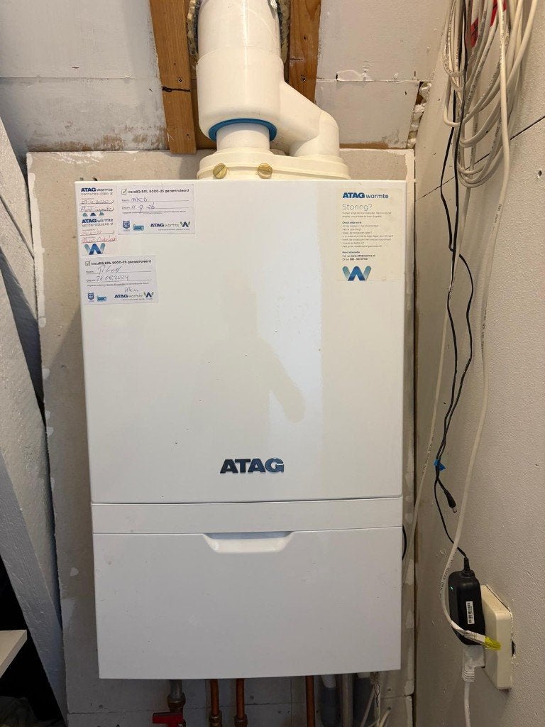 ATAG CV ketel te koop, Doe-het-zelf en Verbouw, Ophalen, 30 tot 80 cm, Gebruikt, Hoog rendement (Hr)