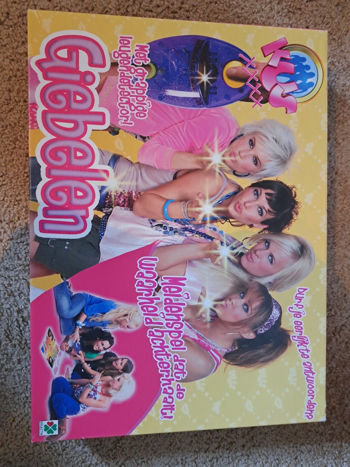 K3 Giebelen Meidenspel - Compleet en Zo Goed als Nieuw, Vijf spelers of meer, Ophalen of Verzenden, Zo goed als nieuw, Studio 100