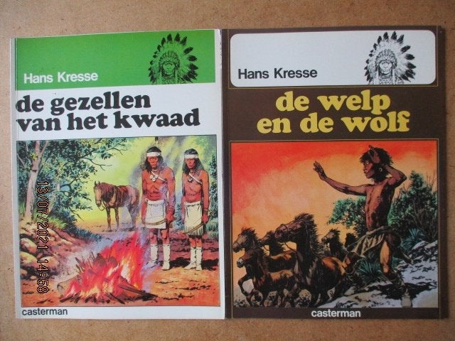 adv5047 indianenreeks, Boeken, Stripboeken, Eén stripboek, Ophalen, Gelezen
