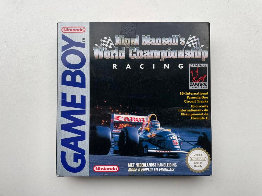 Nigel Mansell’s World Championship Racing FAH CIB compleet, Ophalen of Verzenden, Zo goed als nieuw