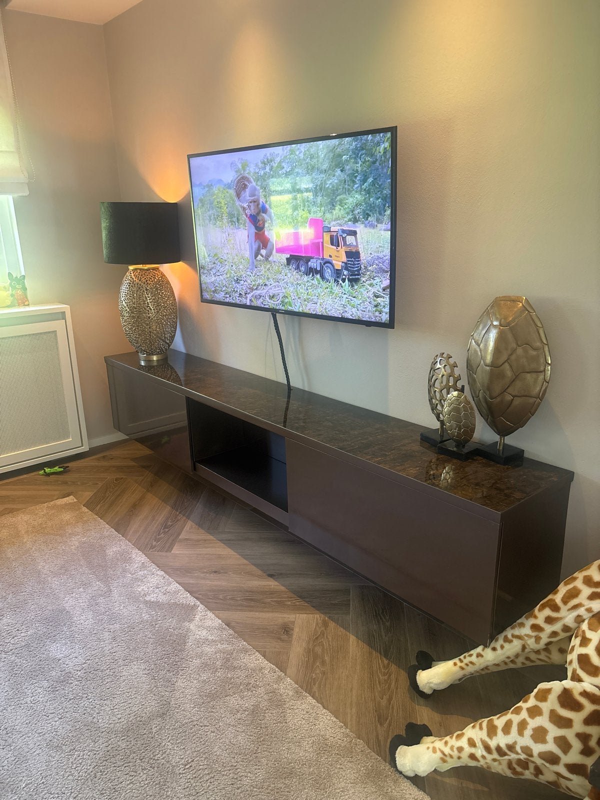 Tv meubel, Ophalen, Zo goed als nieuw, 200 cm of meer, Minder dan 100 cm