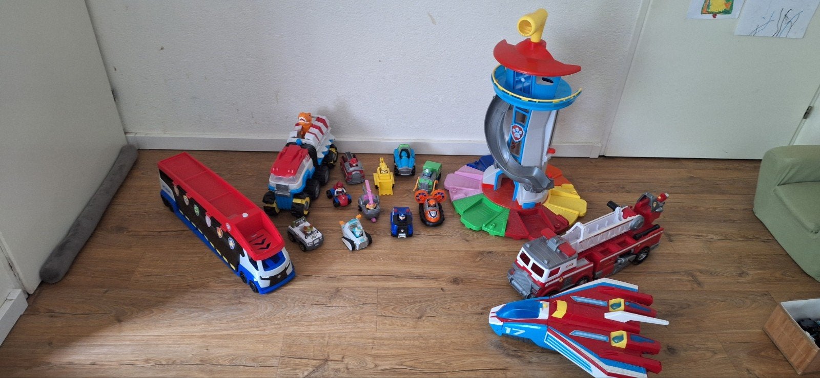 Complete paw patrol set!, Kinderen en Baby's, Speelgoed | Actiefiguren, Gebruikt, Ophalen