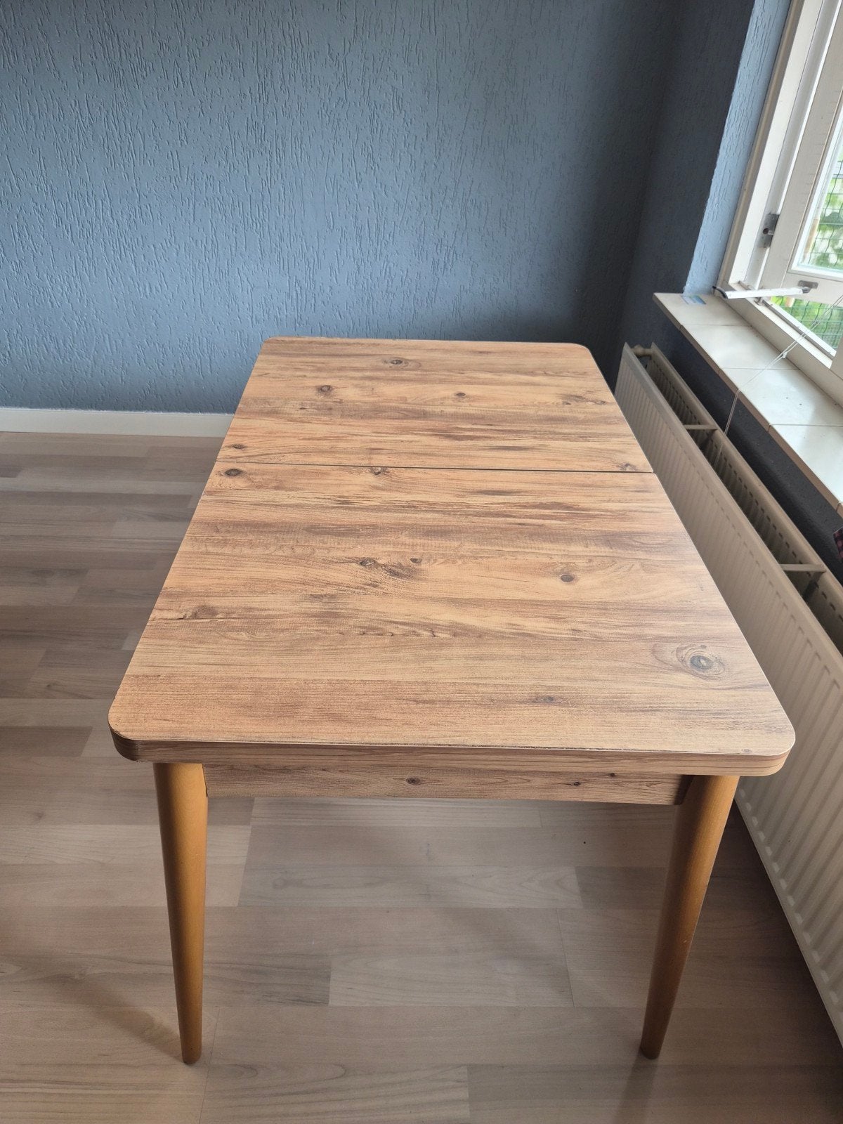 Uitschuifbare eettafel - 80x130/160x80 cm, Ophalen of Verzenden, Rechthoekig, 50 tot 100 cm