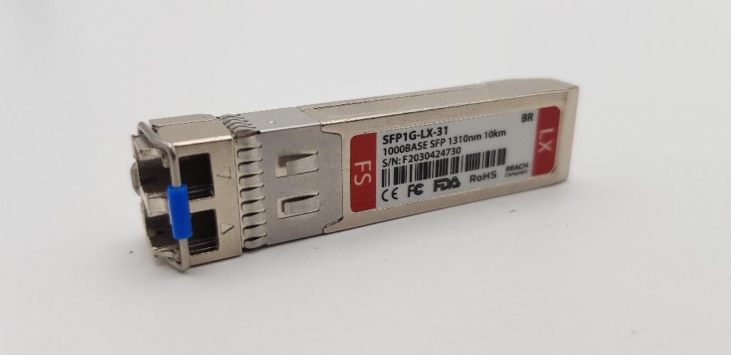 FS SFP Module SFP1G-LX-31 1000BASE 1310nm 10km (1x), Gebruikt, FS, Onbekend, Ophalen of Verzenden