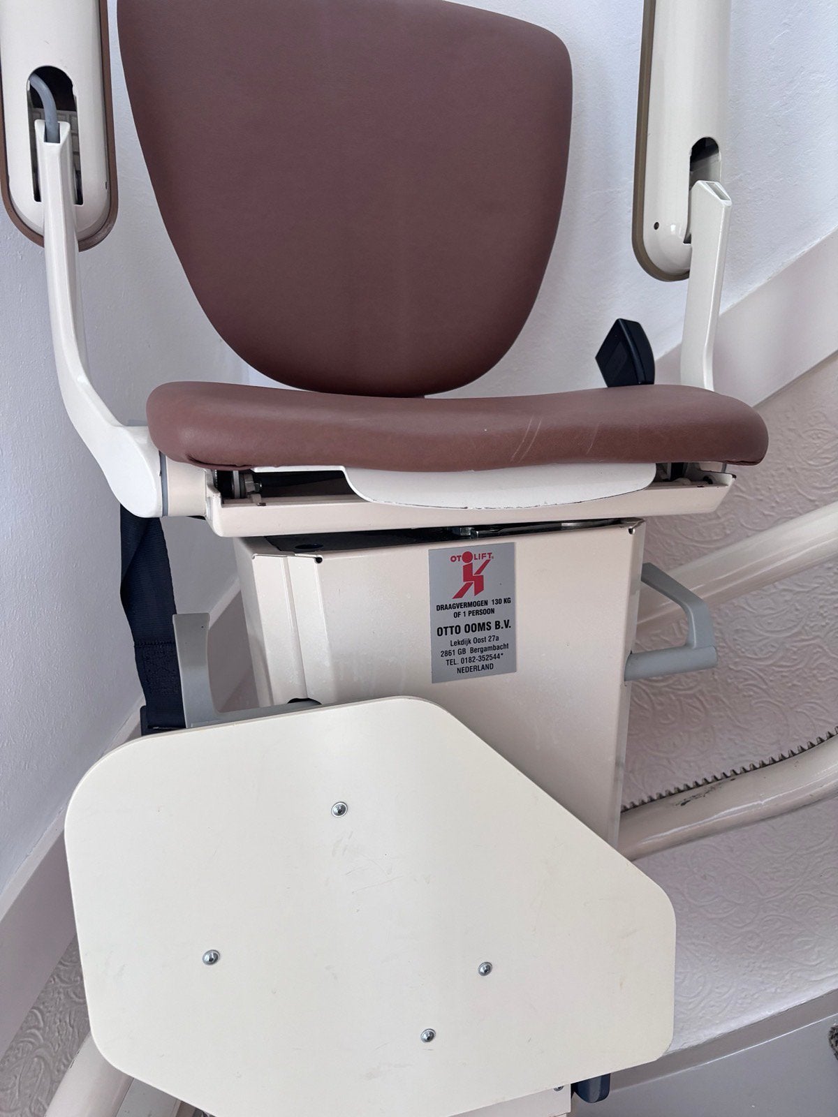 Otolift traplift, Ophalen, Gebruikt, Trap, Opvouwbaar of Inschuifbaar