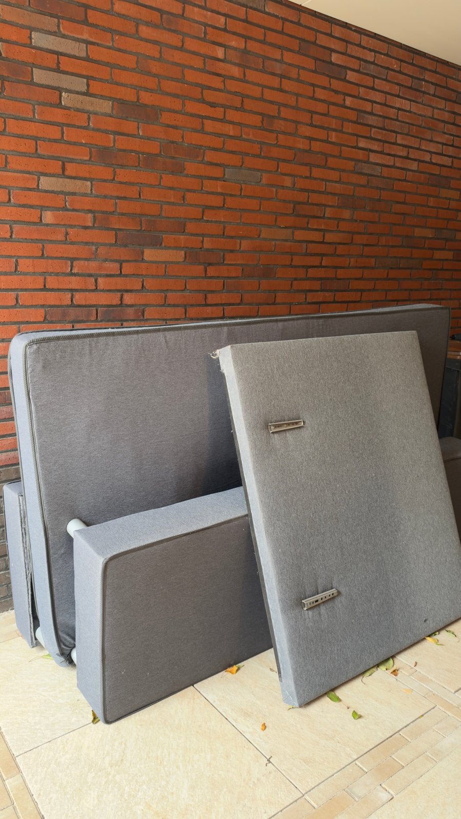 Leenbakker Boxspring 120x200 cm - Gebruikt, Ophalen, Gebruikt, Twijfelaar, 120 cm