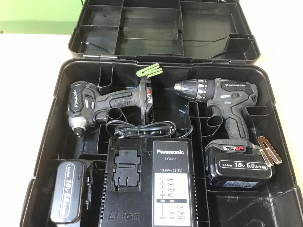 Te koop Panasonic comboset EY74A3 en EY76A1, Ophalen of Verzenden, Nieuw, Boor- en Schroefmachine, Variabele snelheid