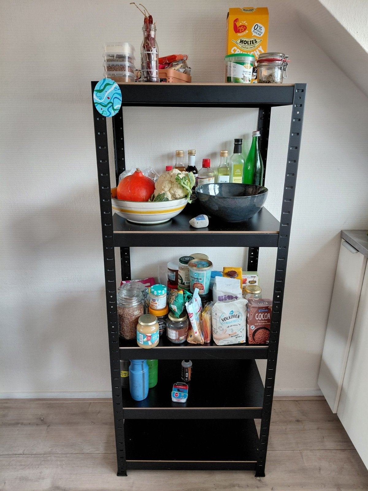 Stevige stellingkast 148x60x40cm, Huis en Inrichting, Ophalen, Zo goed als nieuw
