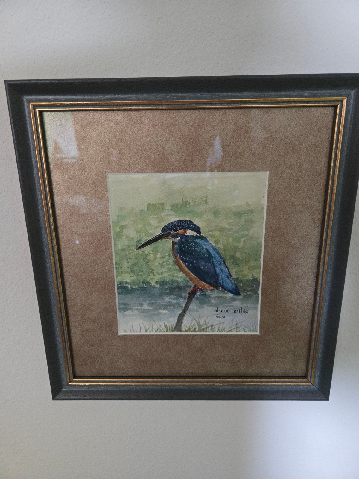 Schilderij de ijsvogel van Frans nauts, Antiek en Kunst, Ophalen of Verzenden
