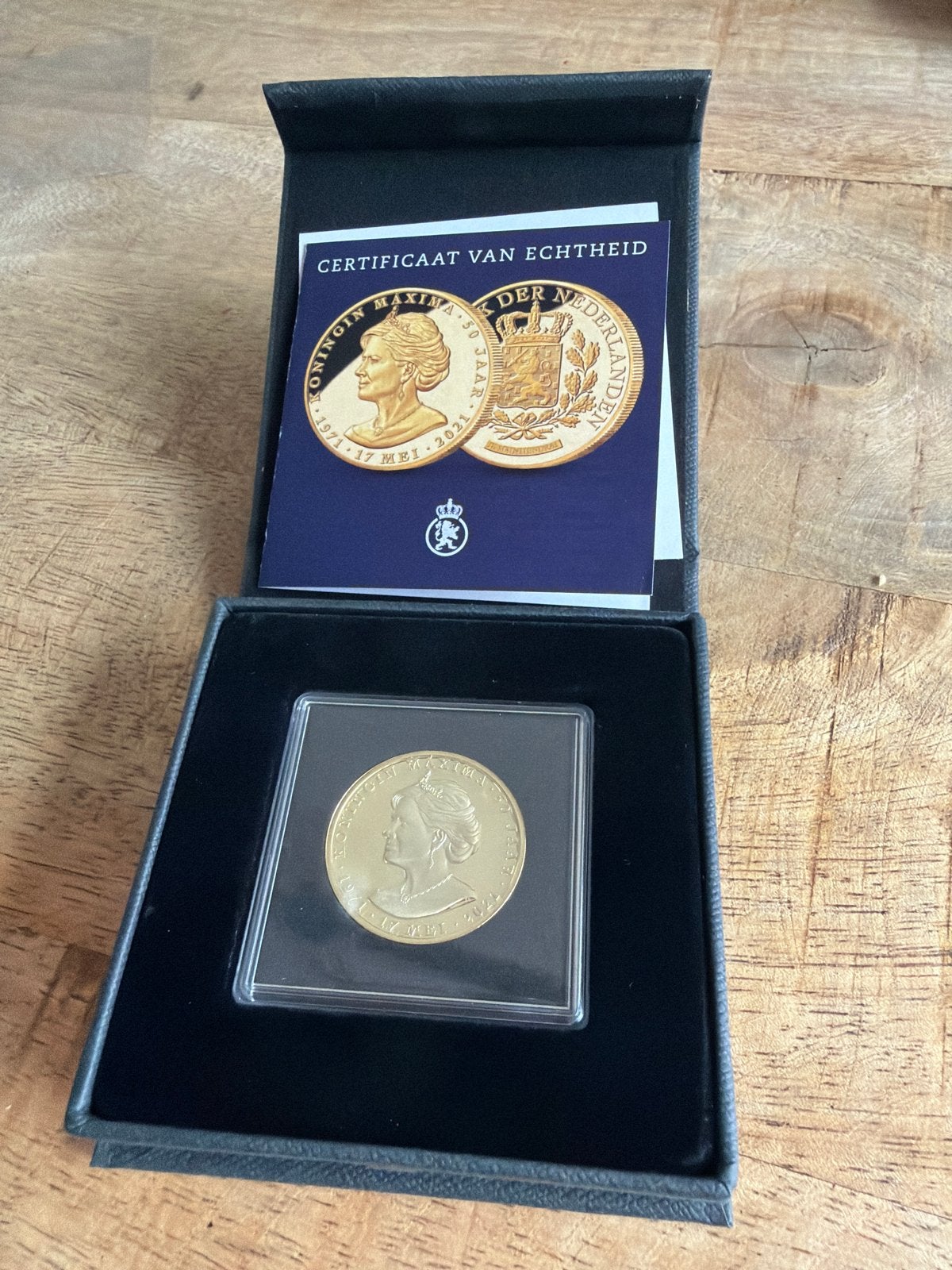 Herdenkingsuitgifte Koningin Máxima 50 jaar (2021), Koningin Beatrix, Losse munt, Goud, Overige waardes
