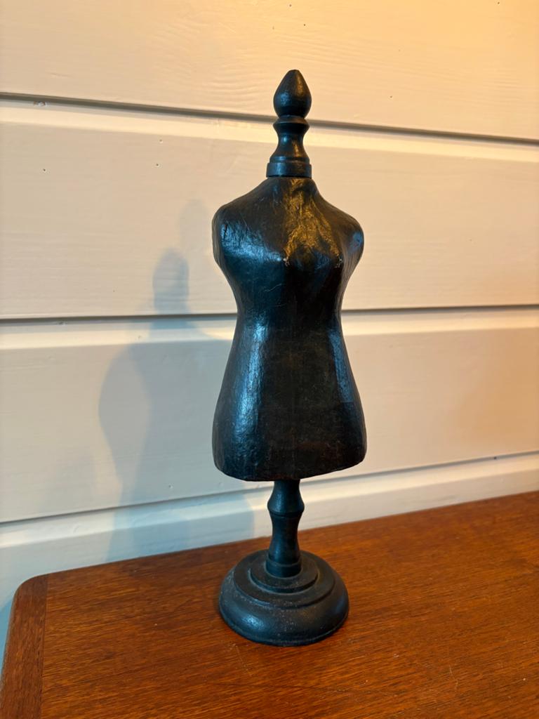 Decoratieve paspop, zwart, vintage stijl, Huis en Inrichting, Ophalen of Verzenden, Zo goed als nieuw