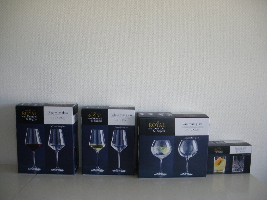 Royal Van Kempen en Begeer glazen, Glas of Glazen, Overige merken, Nieuw, Ophalen of Verzenden