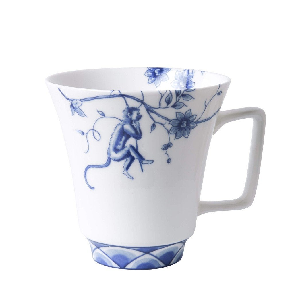 Heinen Delfts Blauw Janny theemok Aapjes 350 ml nieuw, Overige merken, Delftsblauw, Porselein, Heinen Delfts Blauw